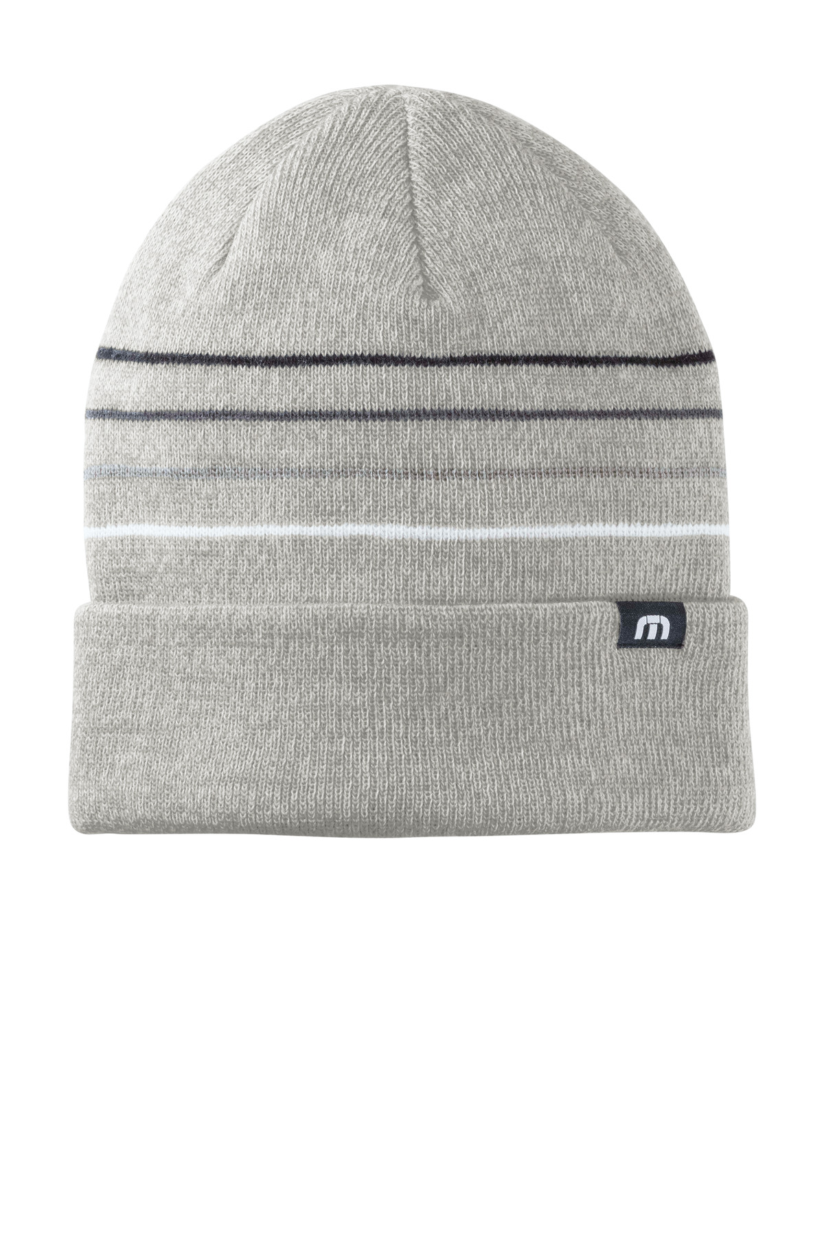 TM1MY393 TravisMathew  Striped Cuffed Beanie