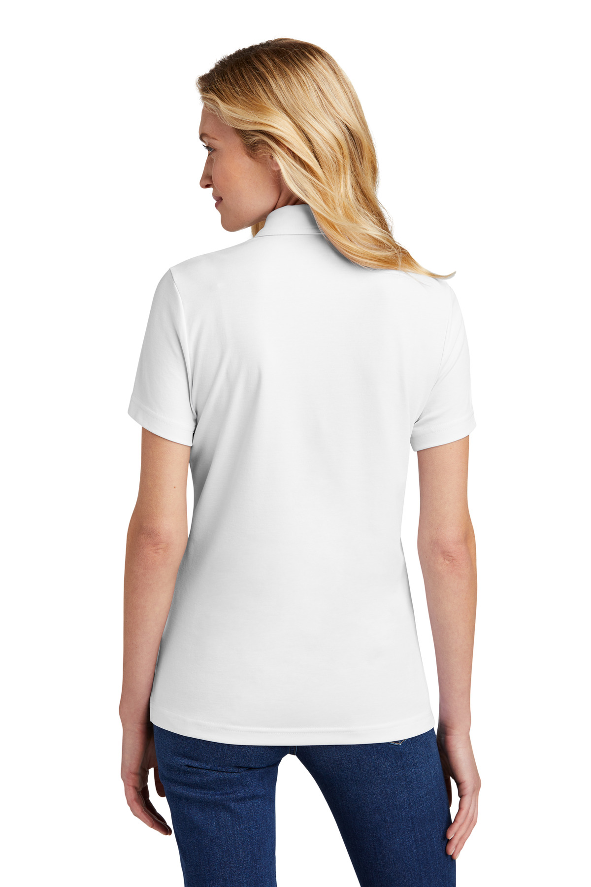 TM1WW001 TravisMathew  Ladies Oceanside Solid Polo - Back Image