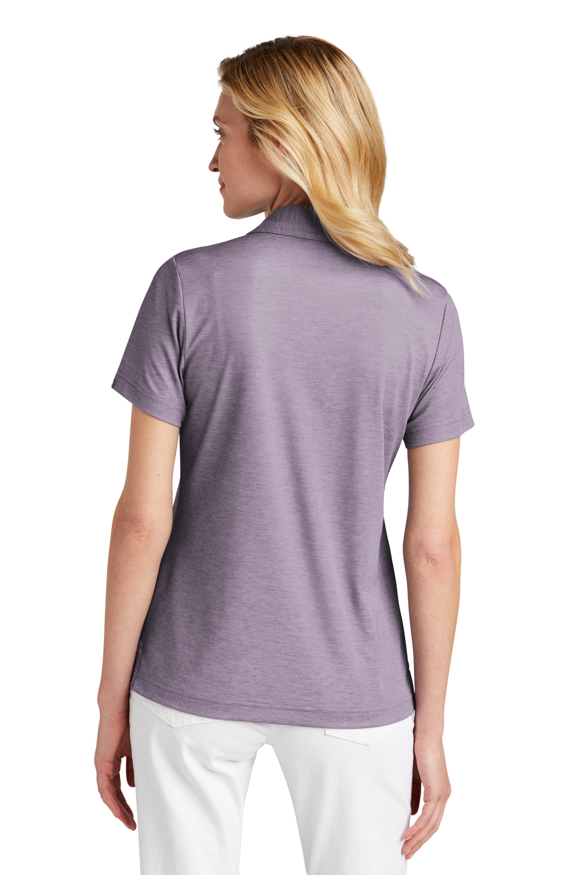 TM1WW002 TravisMathew  Ladies Oceanside Heather Polo - Back Image