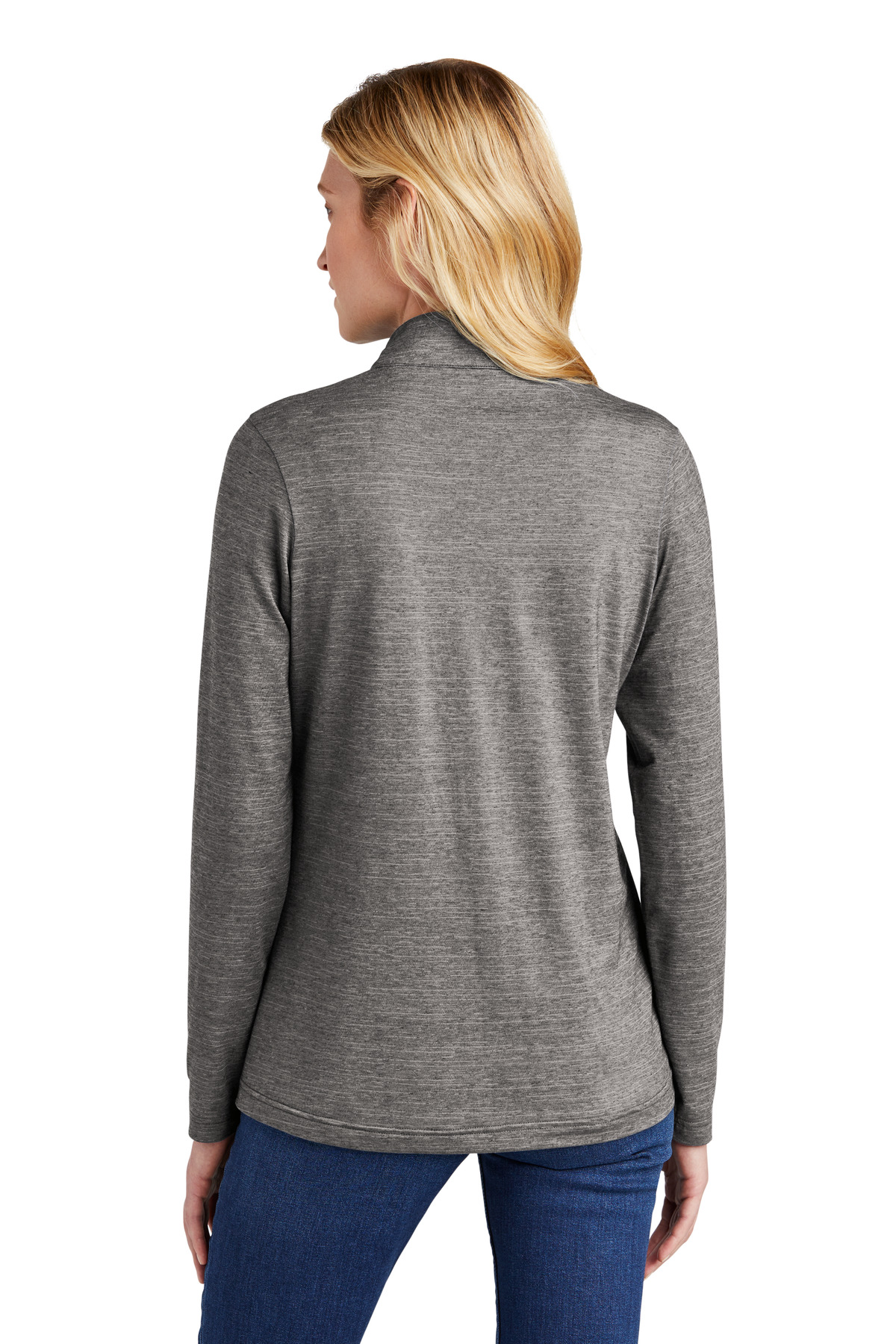 TM1WW003 TravisMathew  Ladies Crestview 1/4-Zip - Back Image