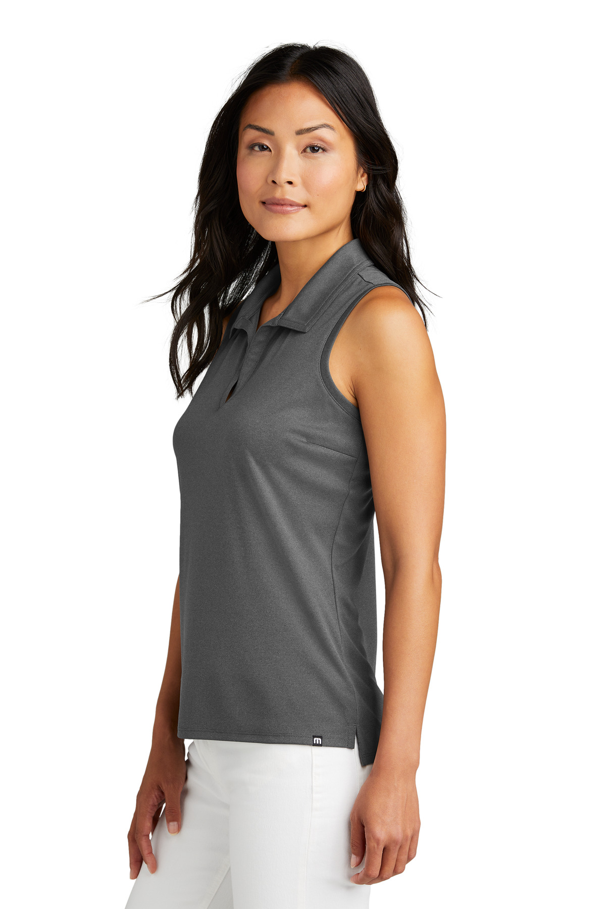 TM1WX001 TravisMathew  Ladies Coto Performance Sleeveless Polo - Siide Image
