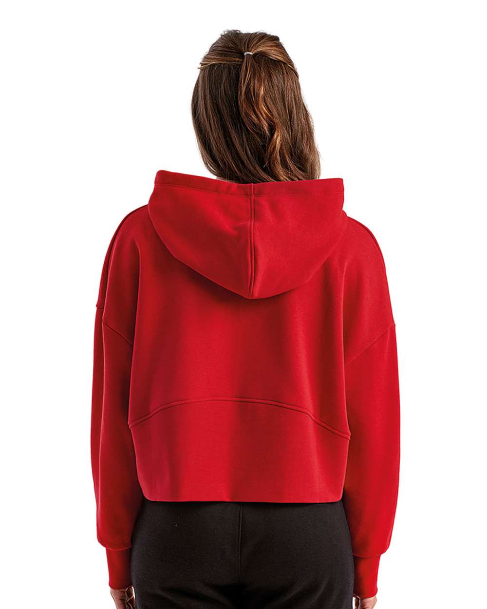 TD077 TriDri Ladies Alice Half-Zip Hooded Sweatshirt TD077 TriDri Ladies Alice Half-Zip Hooded Sweatshirt - Back Image