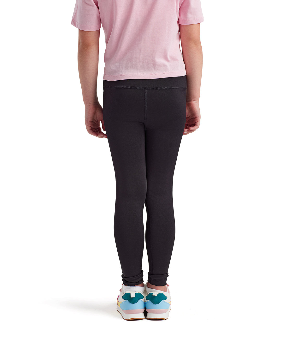 TD31B TriDri Youth Recycled Performance Legging - Back Image