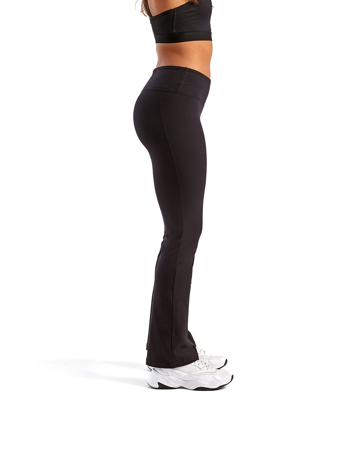 TD537 TriDri Ladies Flare Legging - Siide Image