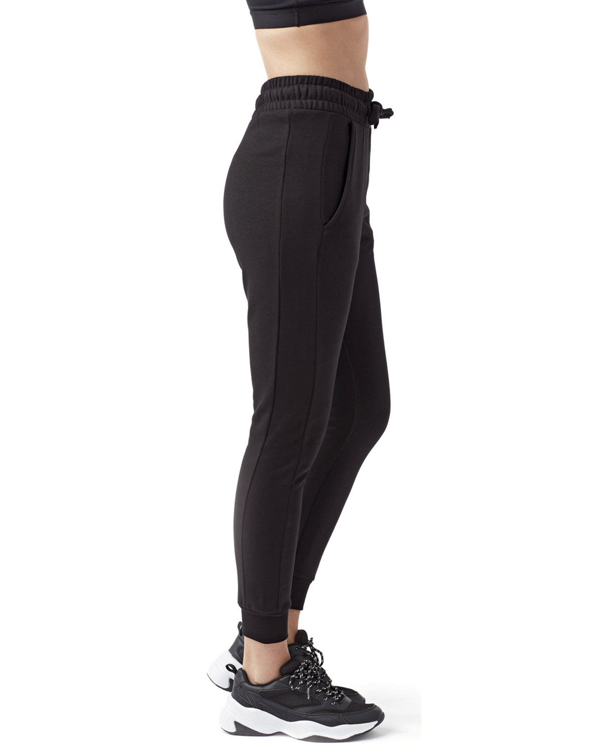 TD055 TriDri Ladies Fitted Yoga Jogger - Siide Image
