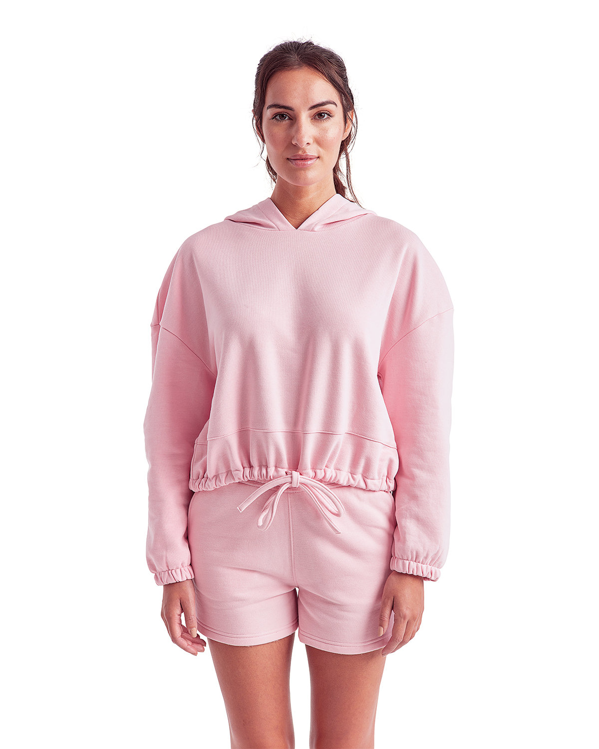 TD085 TriDri Ladies Cropped Oversized Hooded Sweatshirt