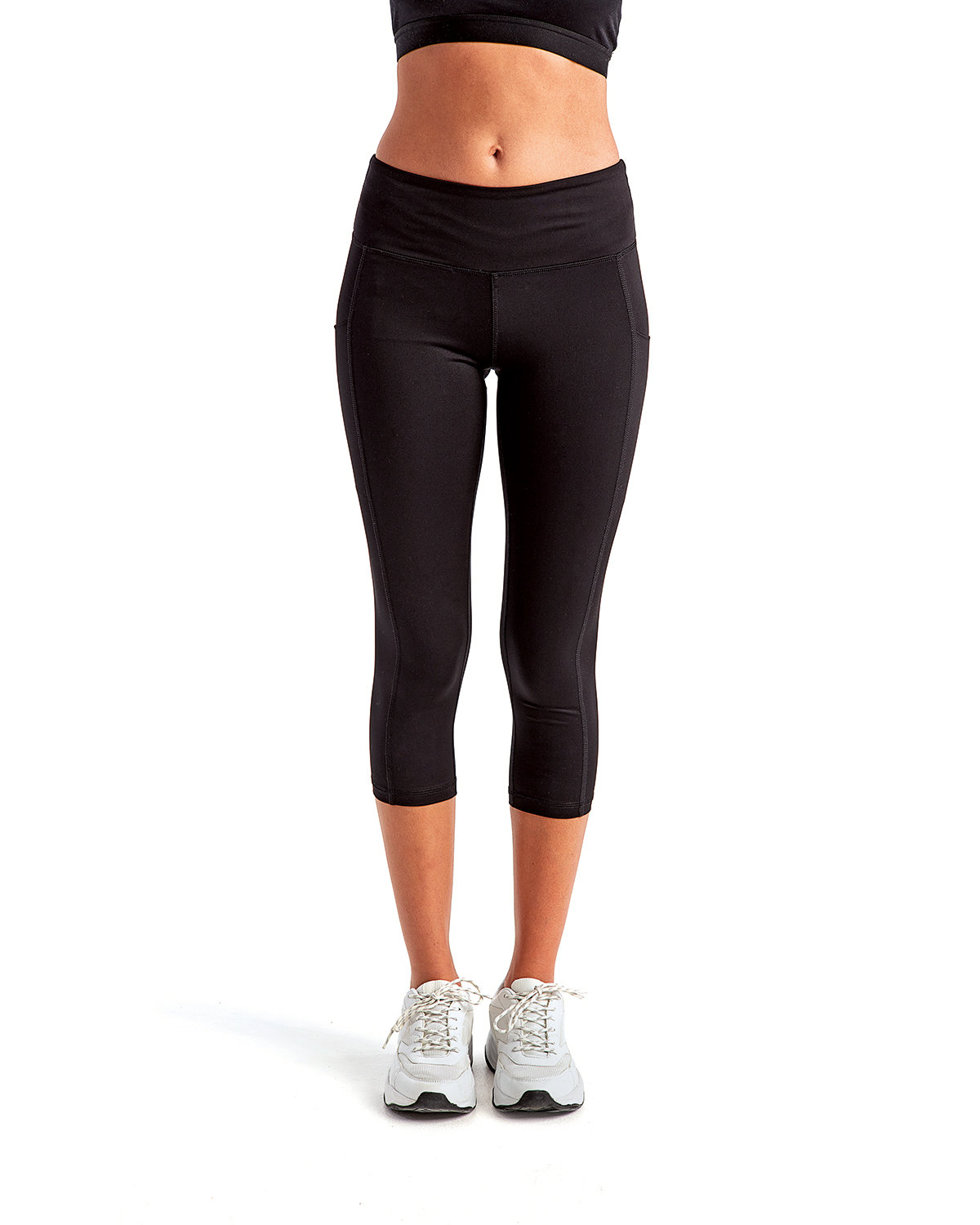 TD533 TriDri Ladies Three-Quarter Performance Leggings TD533 TriDri Ladies Three-Quarter Performance Leggings