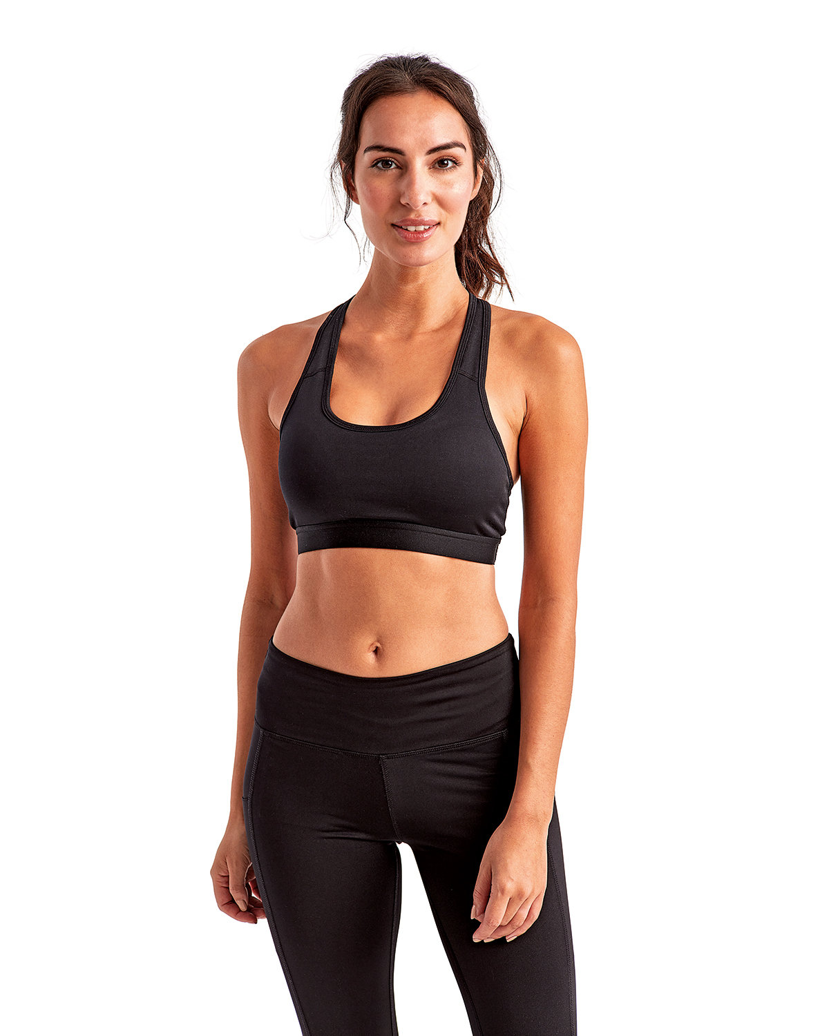 TD920 TriDri Ladies Medium Impact Sports Bra Zoom Image