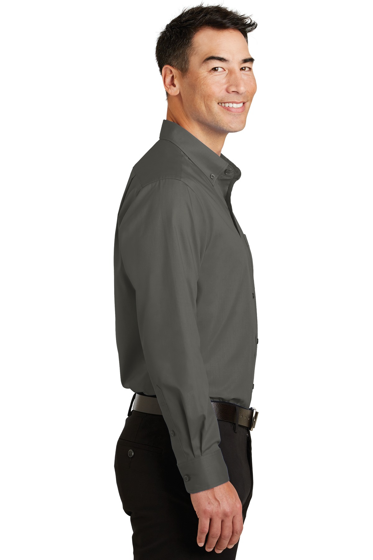 TS663 Port Authority Tall SuperPro Twill Shirt. - Siide Image