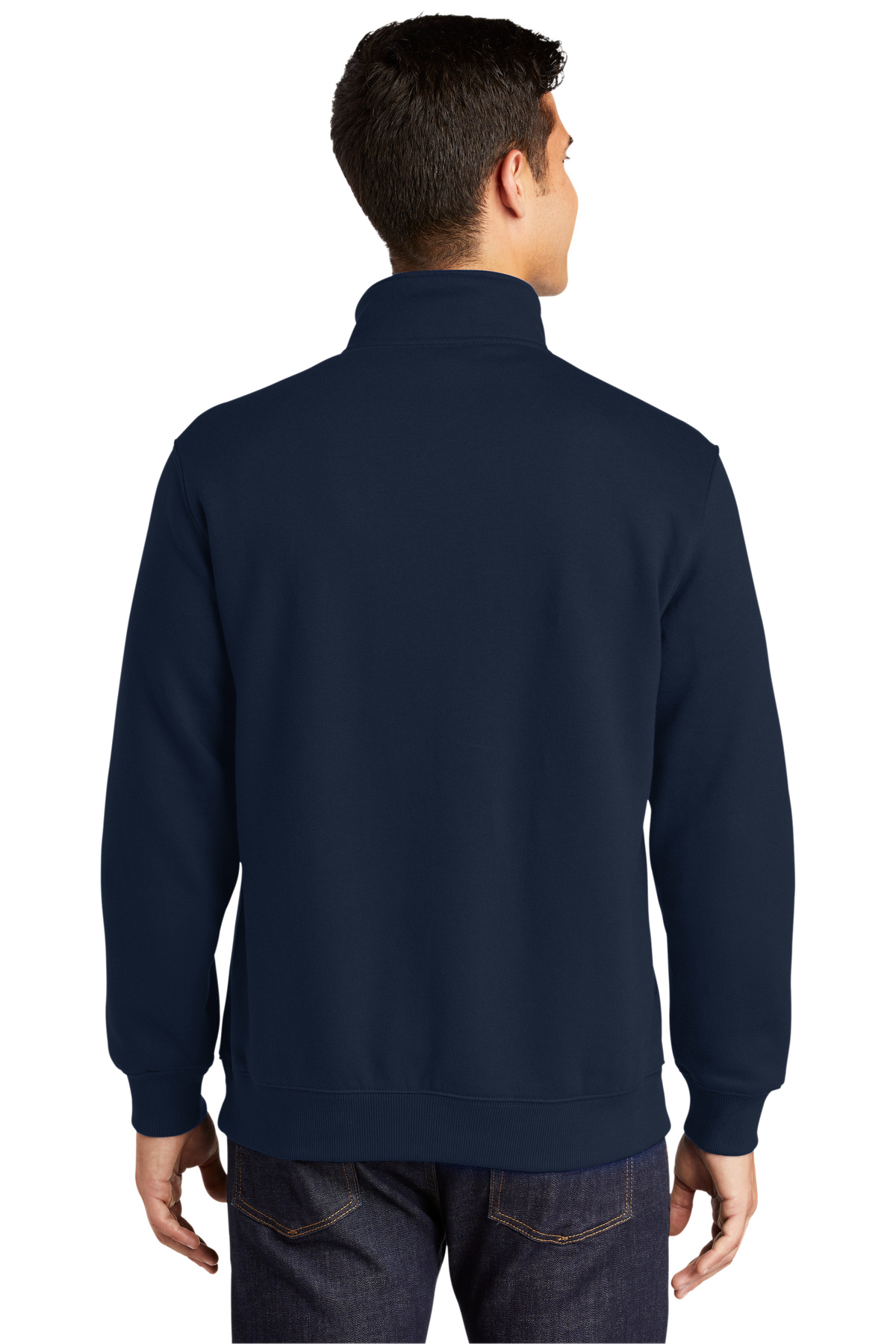 TST253 Sport-Tek Tall 1/4-Zip Sweatshirt - Back Image
