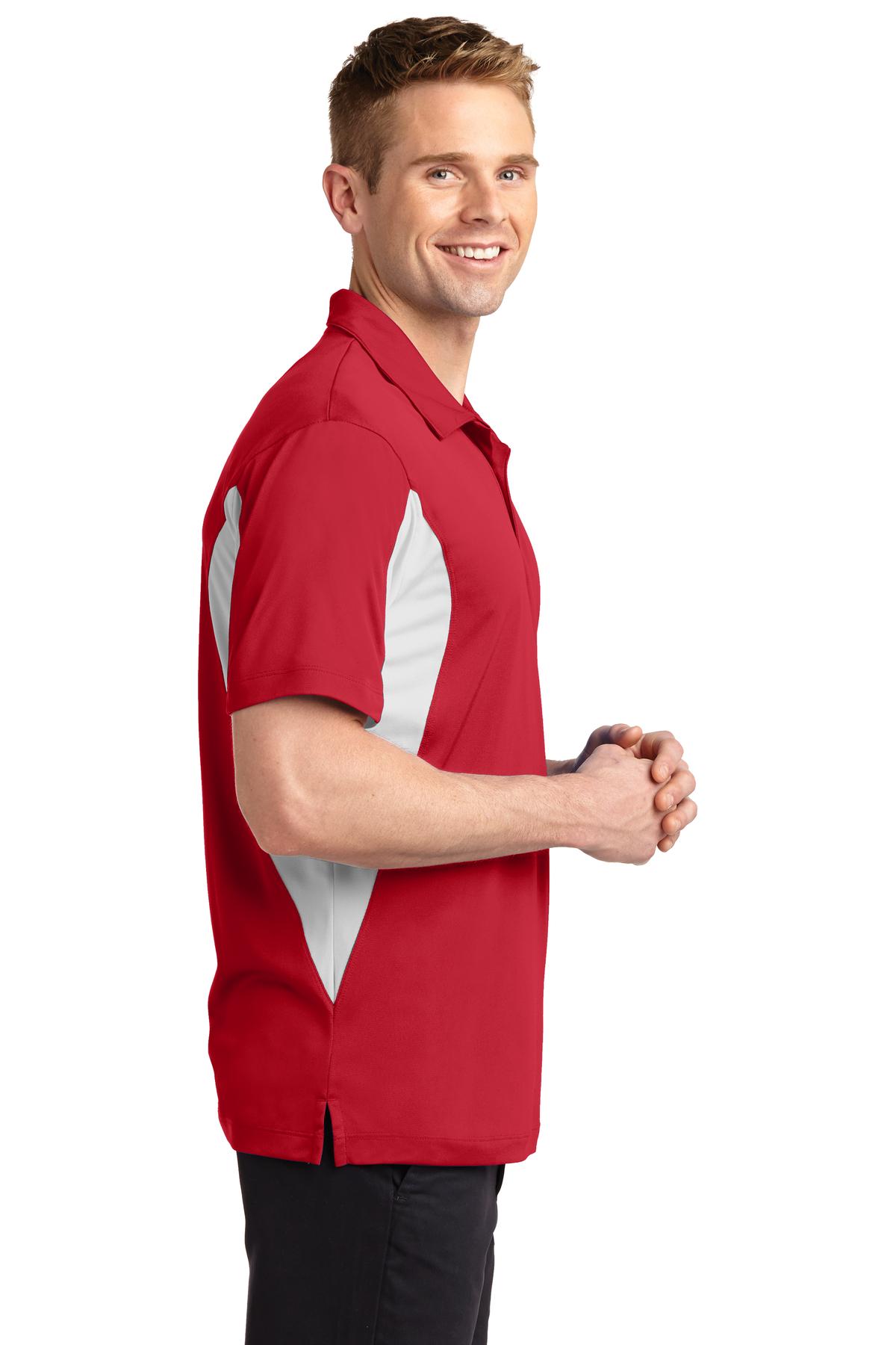 TST655 Sport-Tek Tall Side Blocked Micropique Sport-Wick Polo. - Siide Image