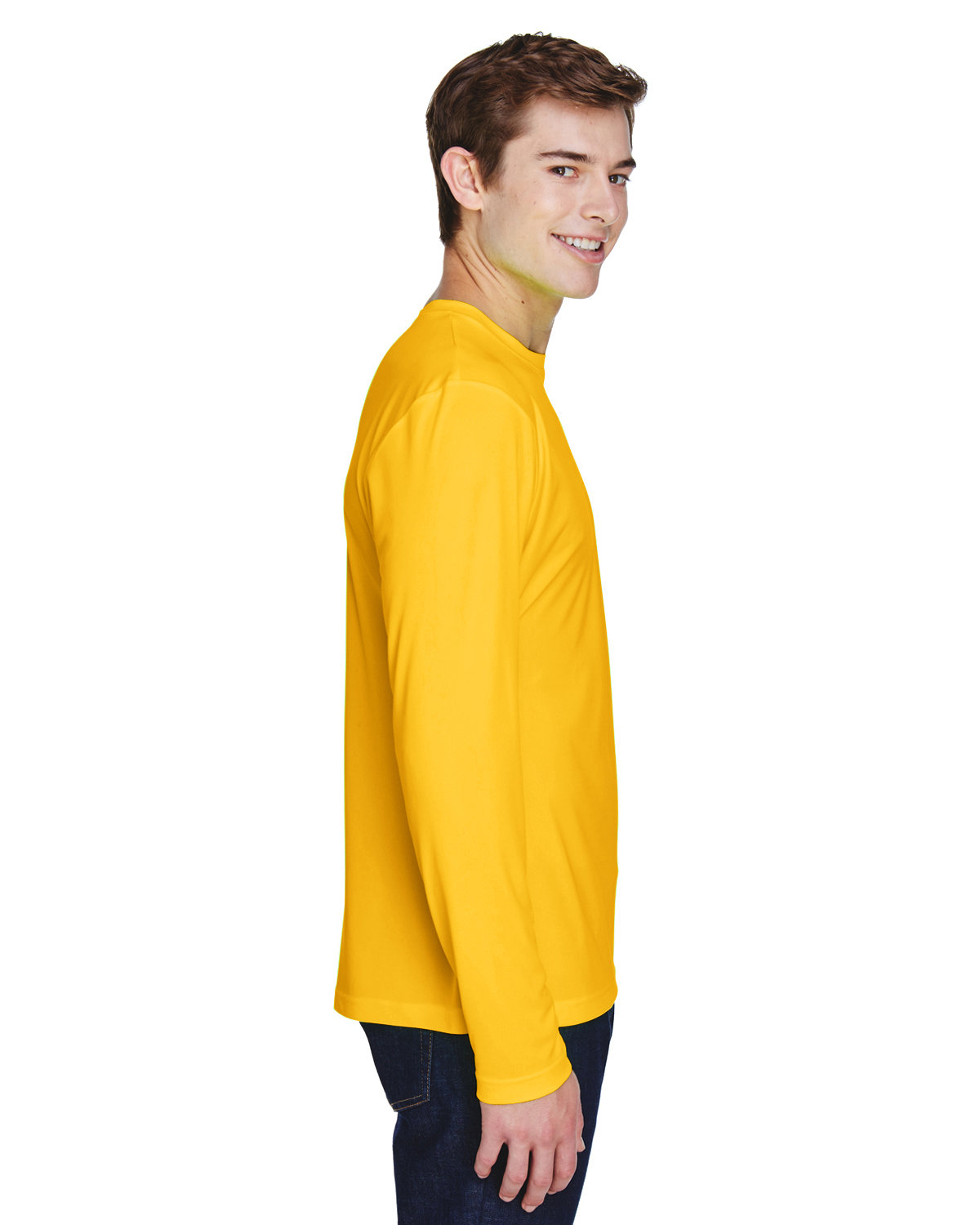 TT11L Team 365 Mens Zone Performance Long-Sleeve T-Shirt - Siide Image
