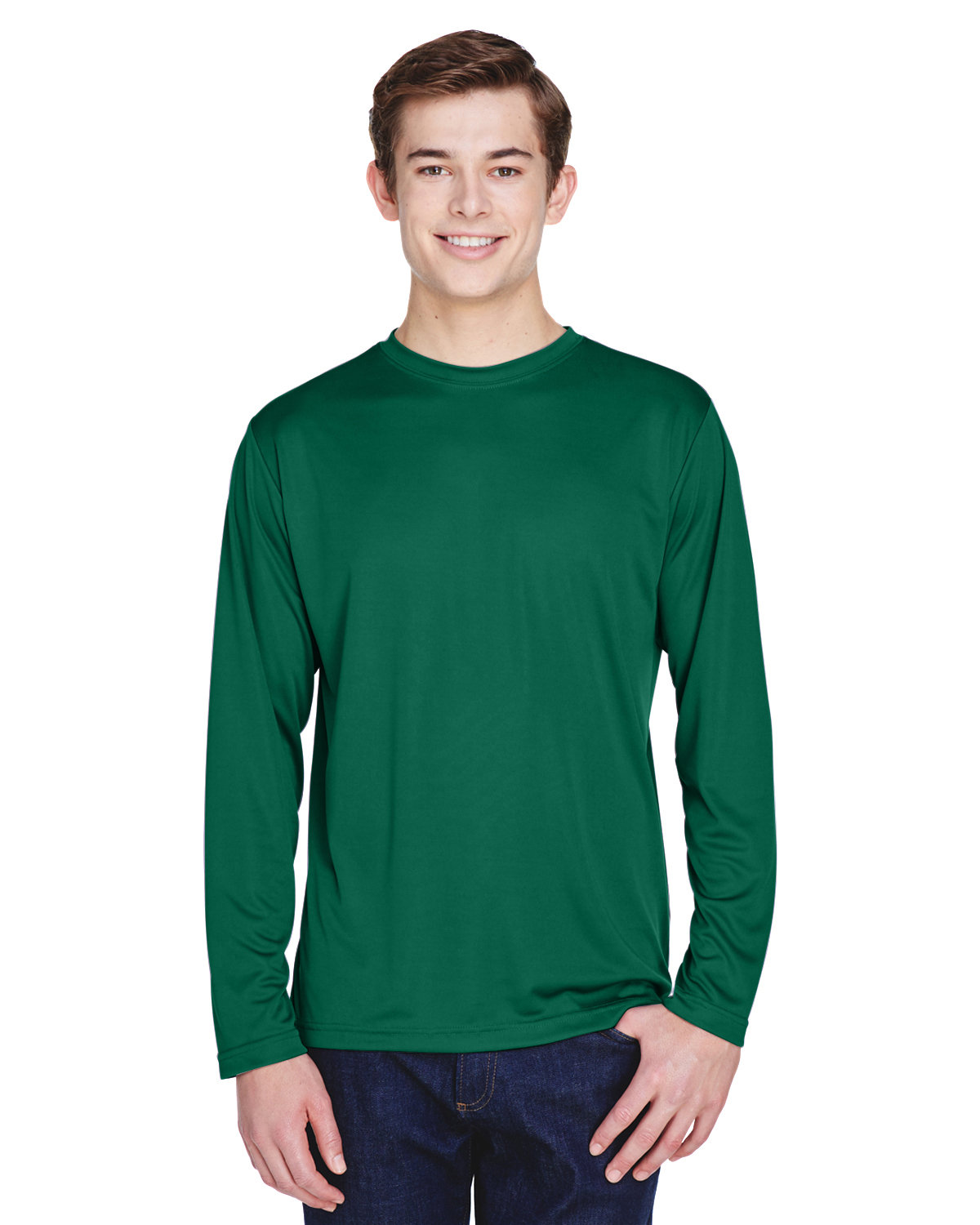 TT11L Team 365 Mens Zone Performance Long-Sleeve T-Shirt