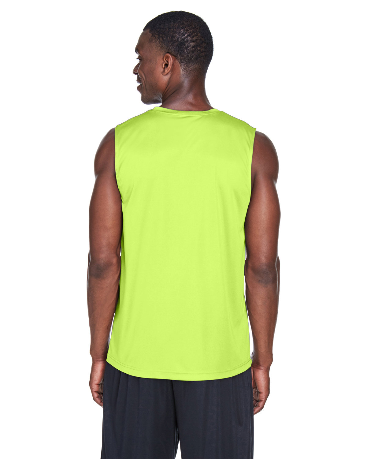 TT11M Team 365 Mens Zone Performance Muscle T-Shirt - Back Image