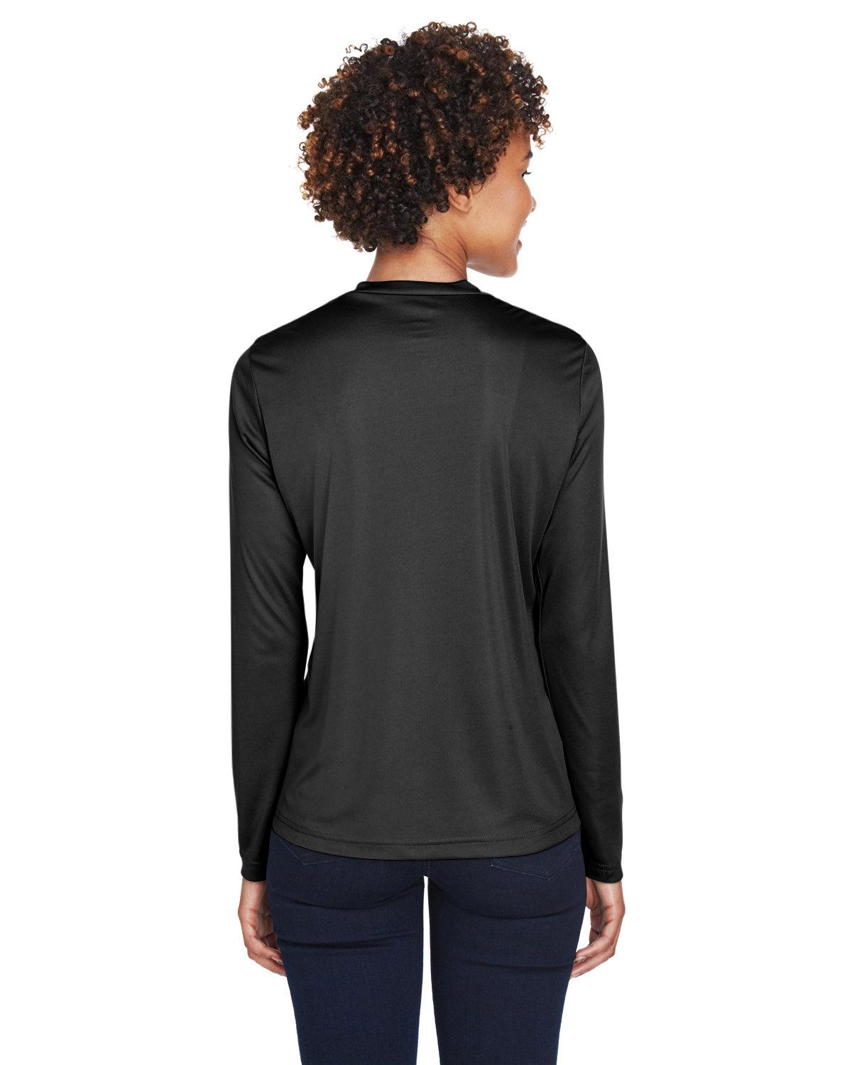 TT11WL Team 365 Ladies Zone Performance Long-Sleeve T-Shirt - Back Image