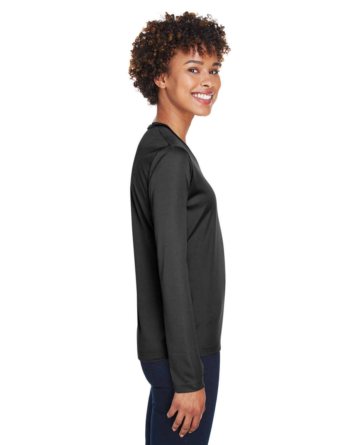 TT11WL Team 365 Ladies Zone Performance Long-Sleeve T-Shirt - Siide Image
