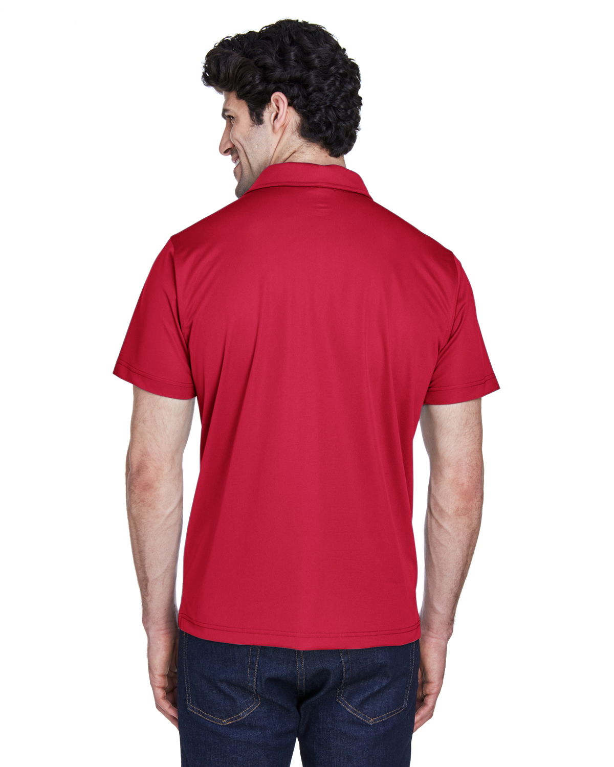 TT21 Team 365 Mens Command Snag Protection Polo - Back Image