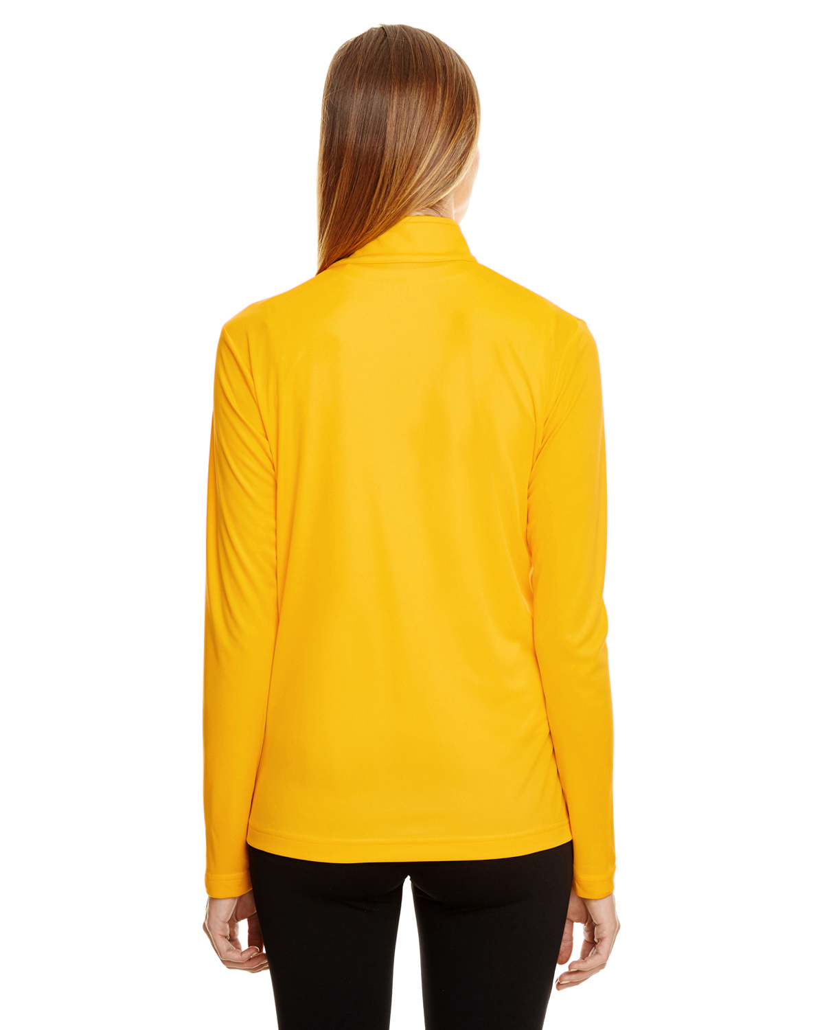 TT31W Team 365 Ladies Zone Performance Quarter-Zip - Back Image