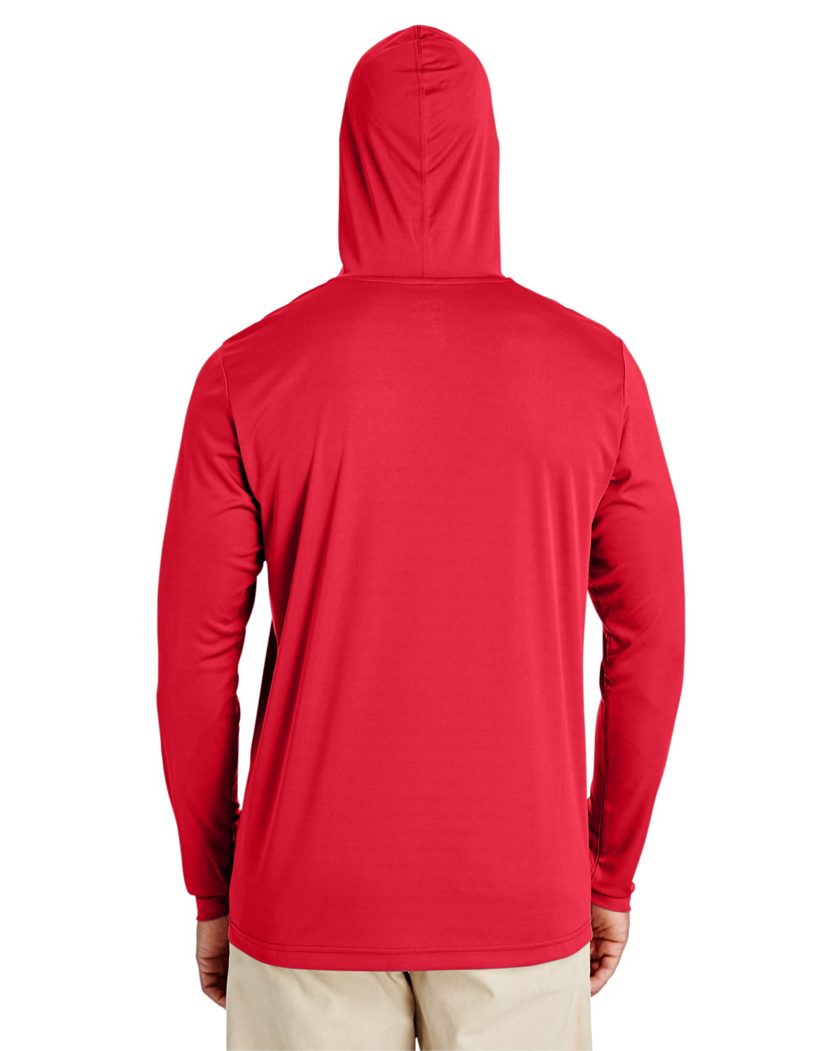 TT41 Team 365 Mens Zone Performance Hoodie - Back Image