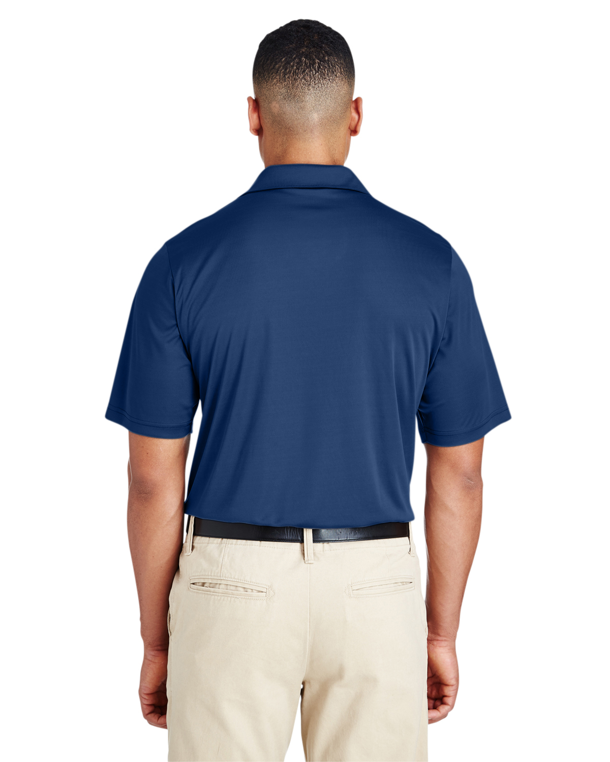TT51T Team 365 Mens Tall Zone Performance Polo - Back Image