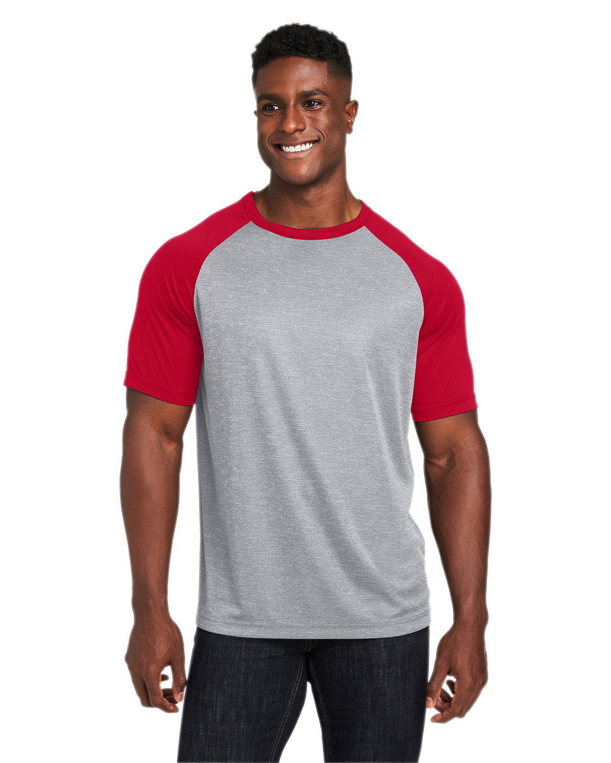 TT62 Team 365 Unisex Zone Colorblock Raglan T-Shirt