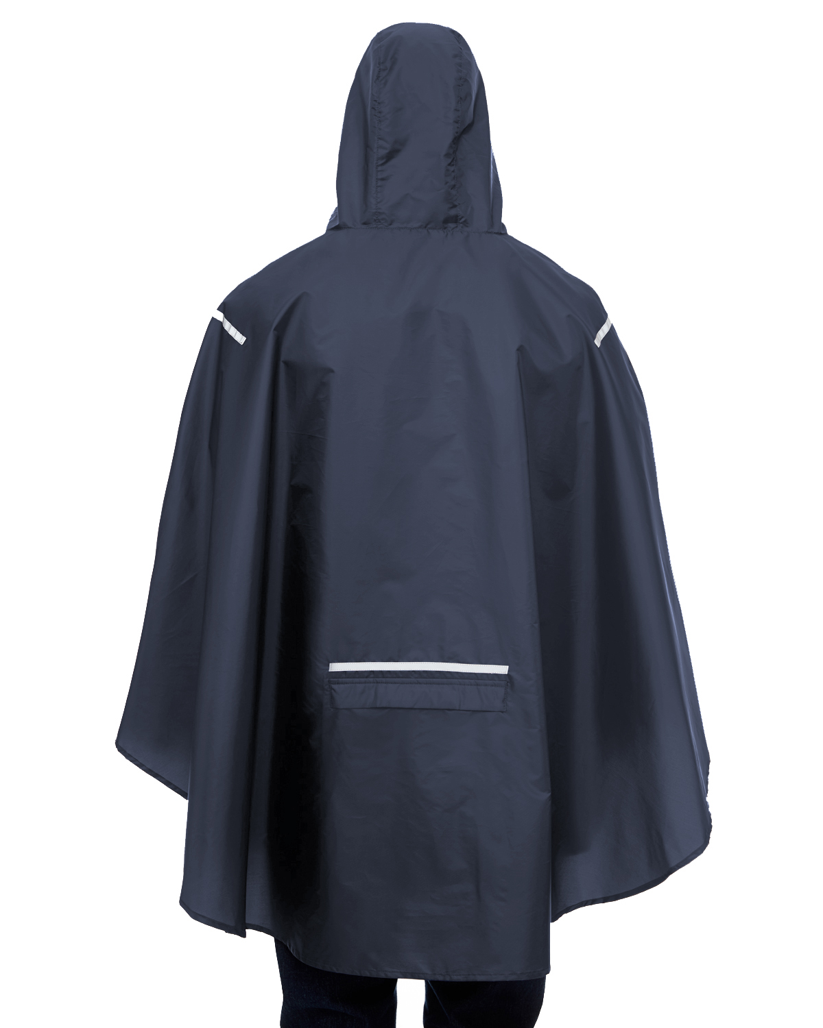 TT71 Team 365 Adult Zone Protect Packable Poncho - Back Image