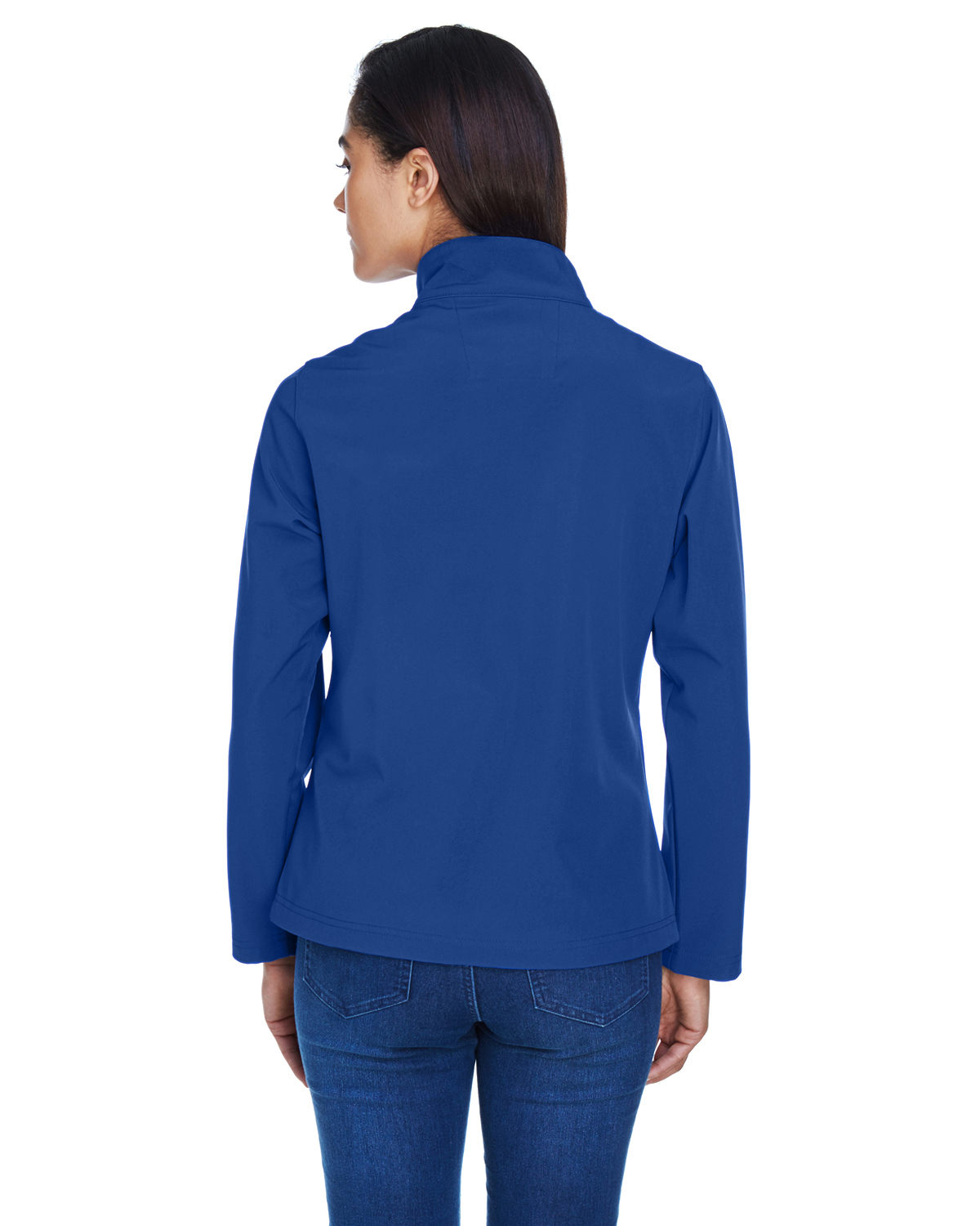 TT80W Team 365 Ladies Leader Soft Shell Jacket - Back Image