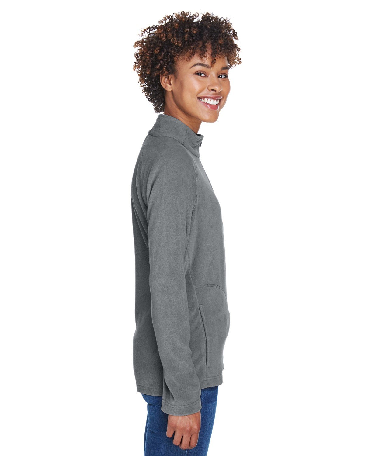 TT90W Team 365 Ladies Campus Microfleece Jacket TT90W Team 365 Ladies Campus Microfleece Jacket - Siide Image