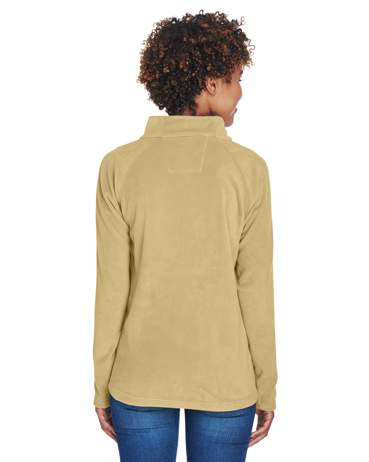 TT90W Team 365 Ladies Campus Microfleece Jacket - Back Image
