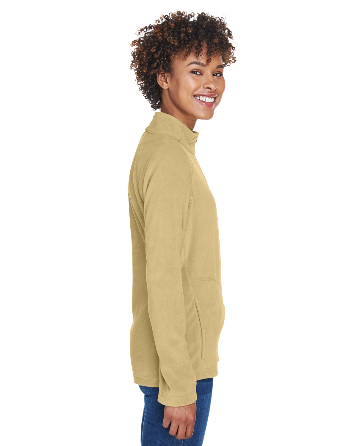 TT90W Team 365 Ladies Campus Microfleece Jacket - Siide Image