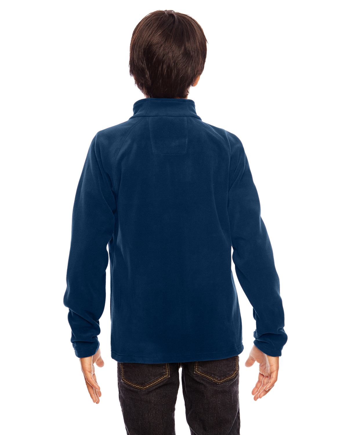 TT90Y Team 365 Youth Campus Microfleece Jacket - Back Image