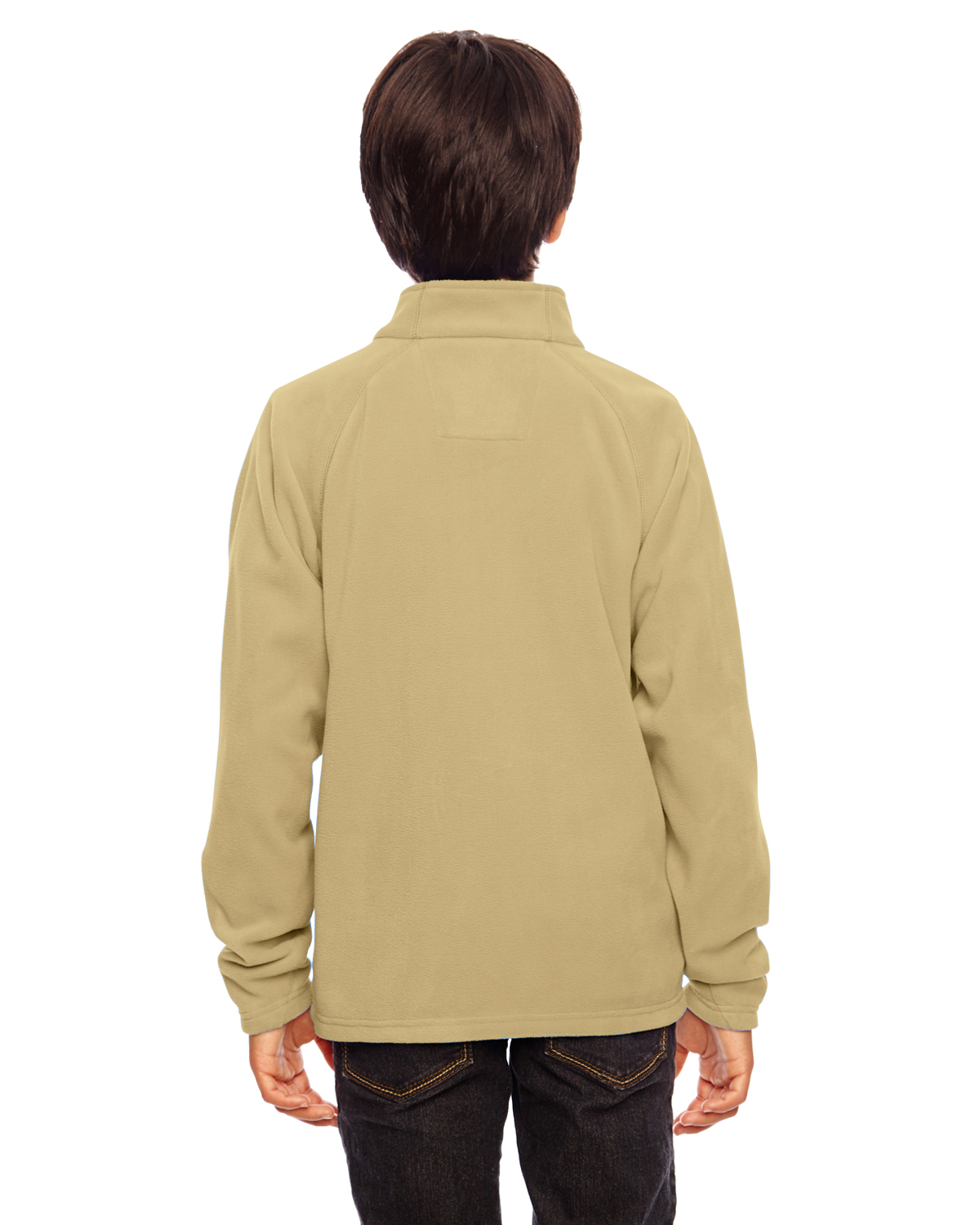 TT90Y Team 365 Youth Campus Microfleece Jacket - Back Image