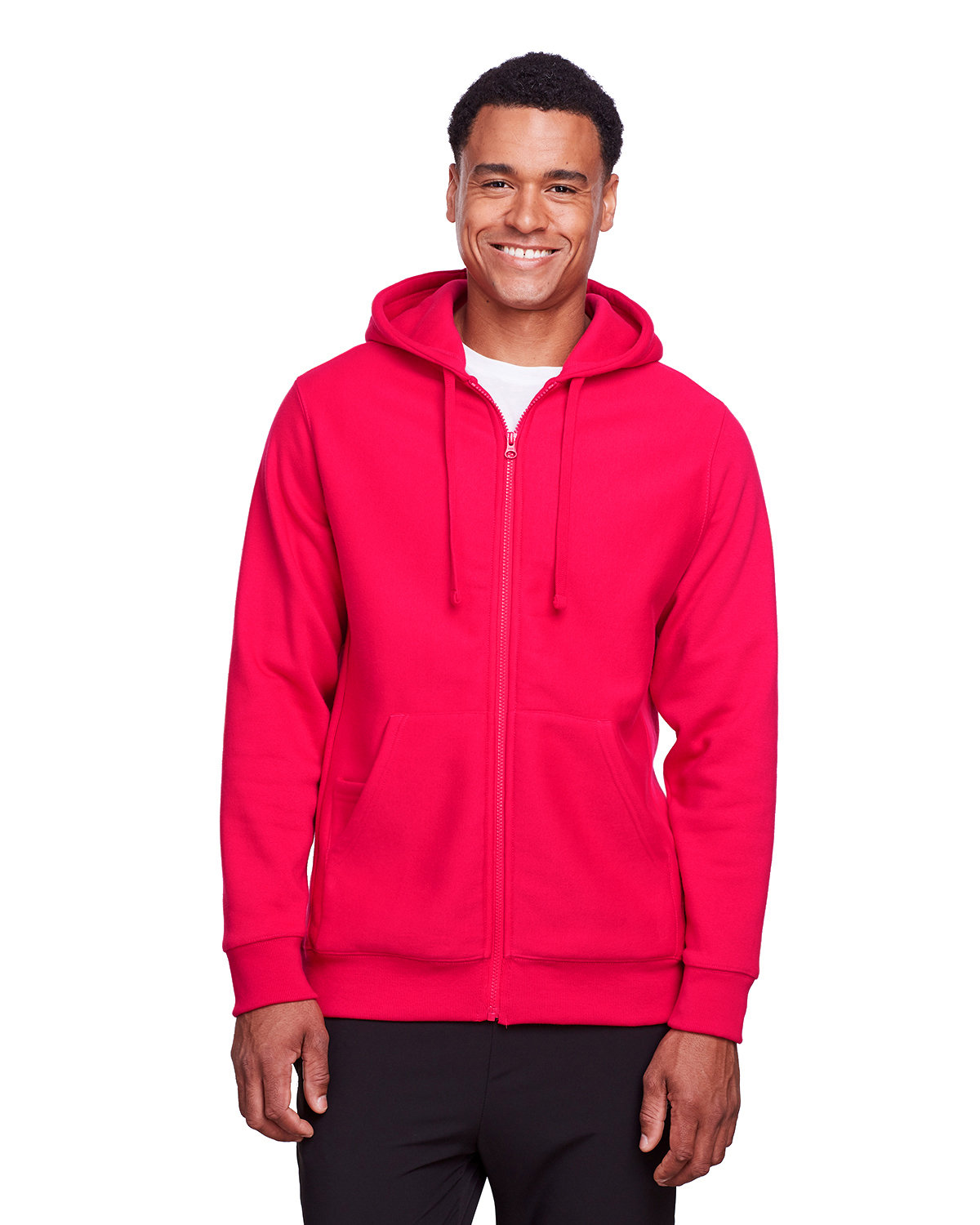 TT95 Team 365 Mens Zone HydroSport Heavyweight Full-Zip Hooded Sweatshirt TT95 Team 365 Mens Zone HydroSport Heavyweight Full-Zip Hooded Sweatshirt