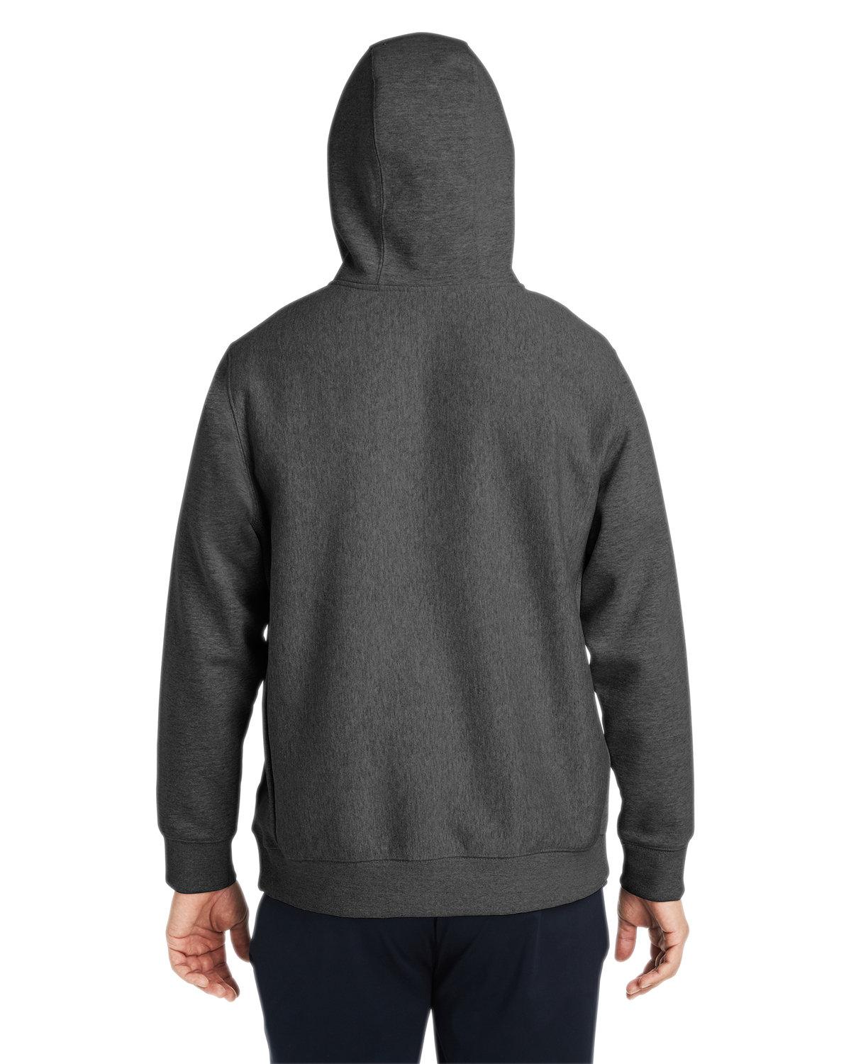 TT97 Team 365 Unisex Zone HydroSport Heavyweight Quarter-Zip Hooded Sweatshirt TT97 Team 365 Unisex Zone HydroSport Heavyweight Quarter-Zip Hooded Sweatshirt - Back Image