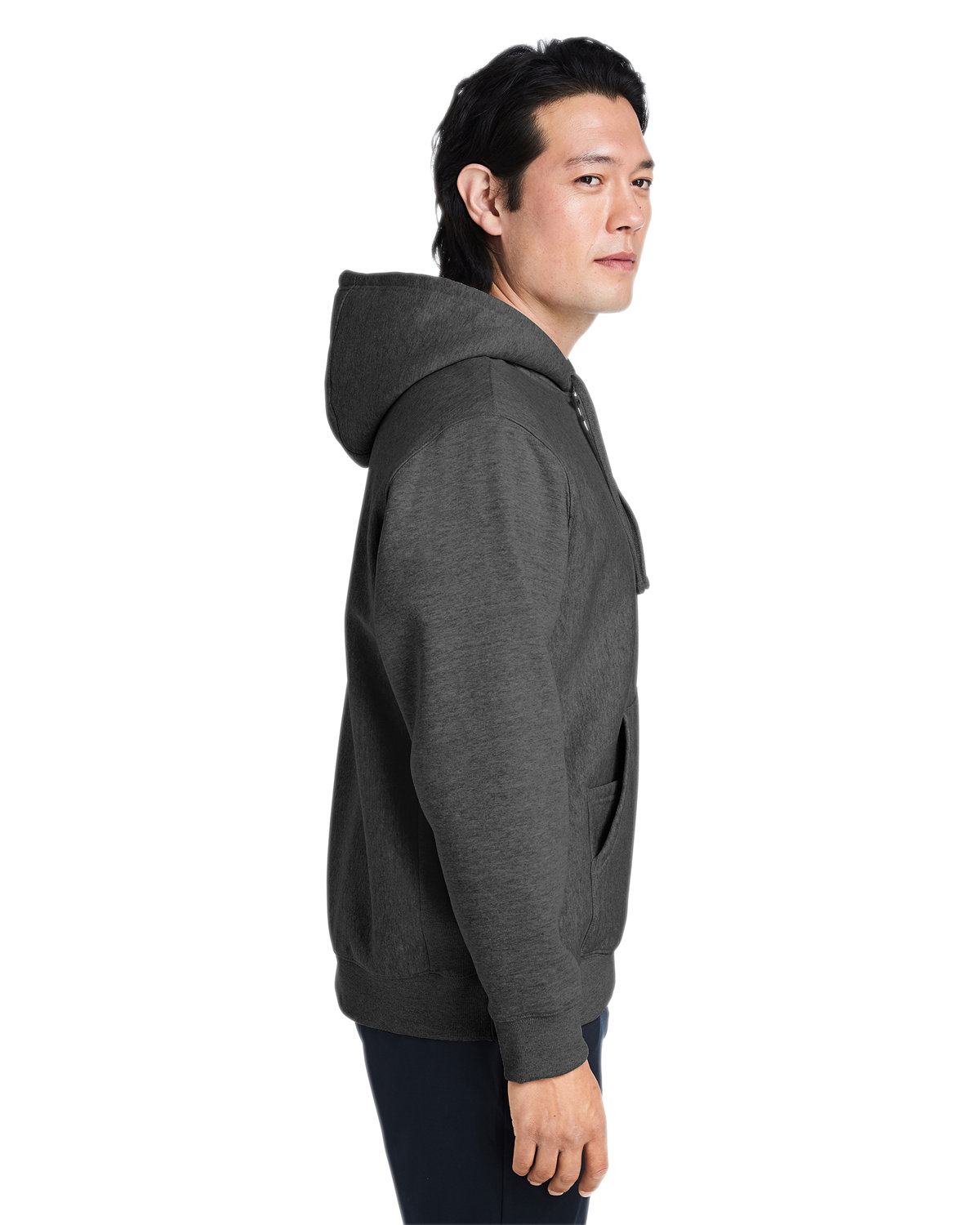 TT97 Team 365 Unisex Zone HydroSport Heavyweight Quarter-Zip Hooded Sweatshirt TT97 Team 365 Unisex Zone HydroSport Heavyweight Quarter-Zip Hooded Sweatshirt - Siide Image