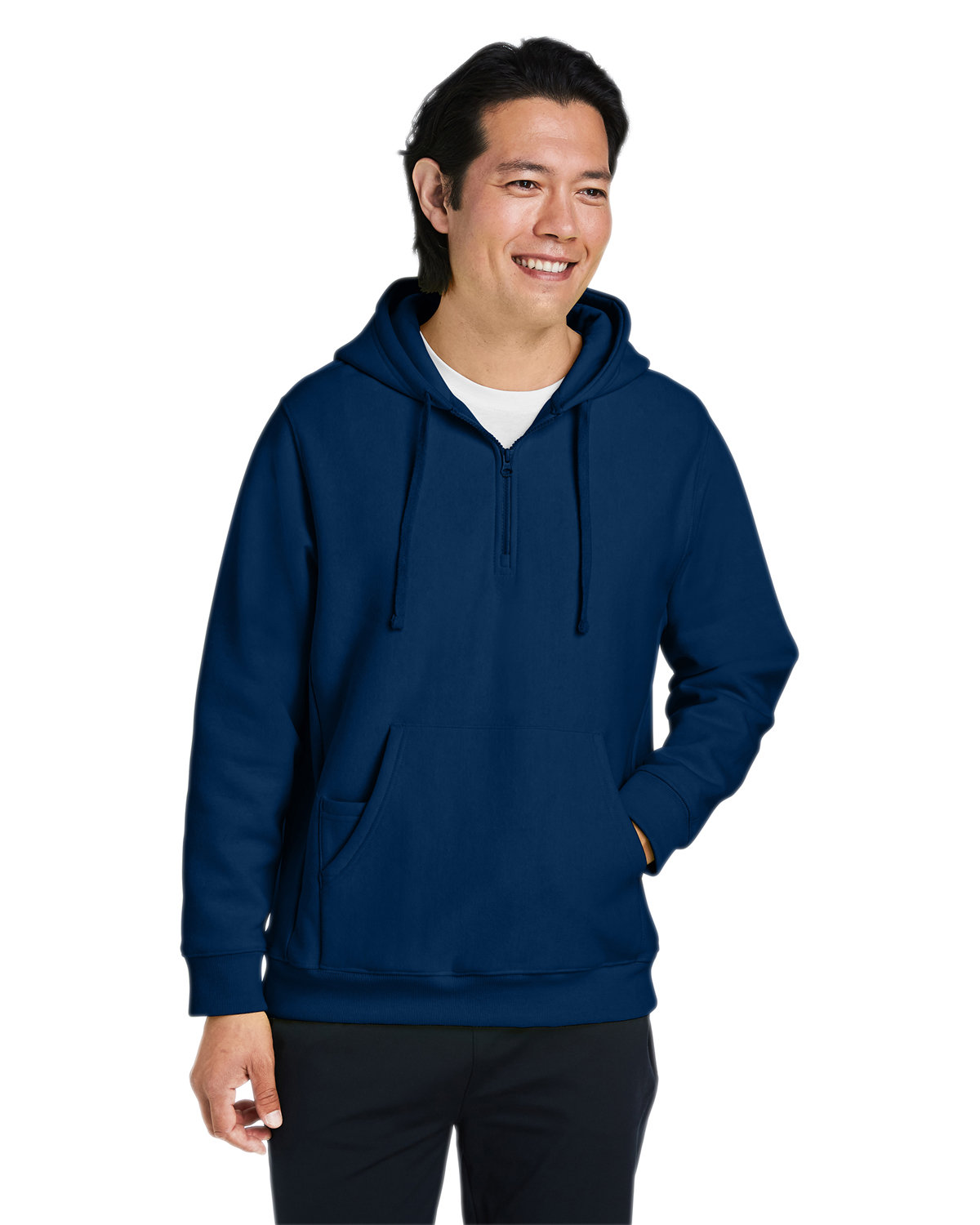 TT97 Team 365 Unisex Zone HydroSport Heavyweight Quarter-Zip Hooded Sweatshirt