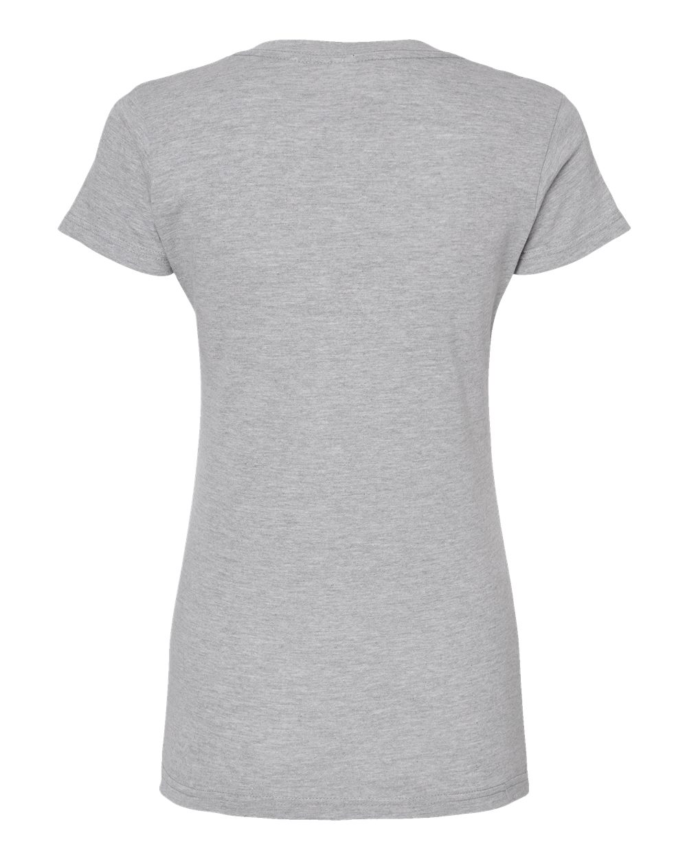 214 Tultex Womens Fine Jersey V-Neck T-Shirt - Back Image