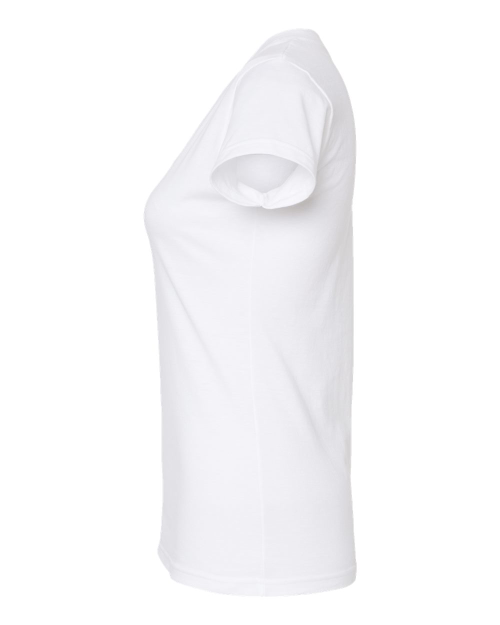 214 Tultex Womens Fine Jersey V-Neck T-Shirt - Siide Image