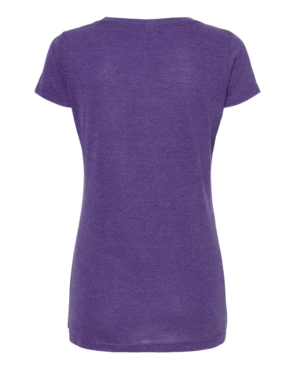 Tultex Direct to Film (DTF) 243 Womens Poly-Rich Scoop Neck T-Shirt - Back Image