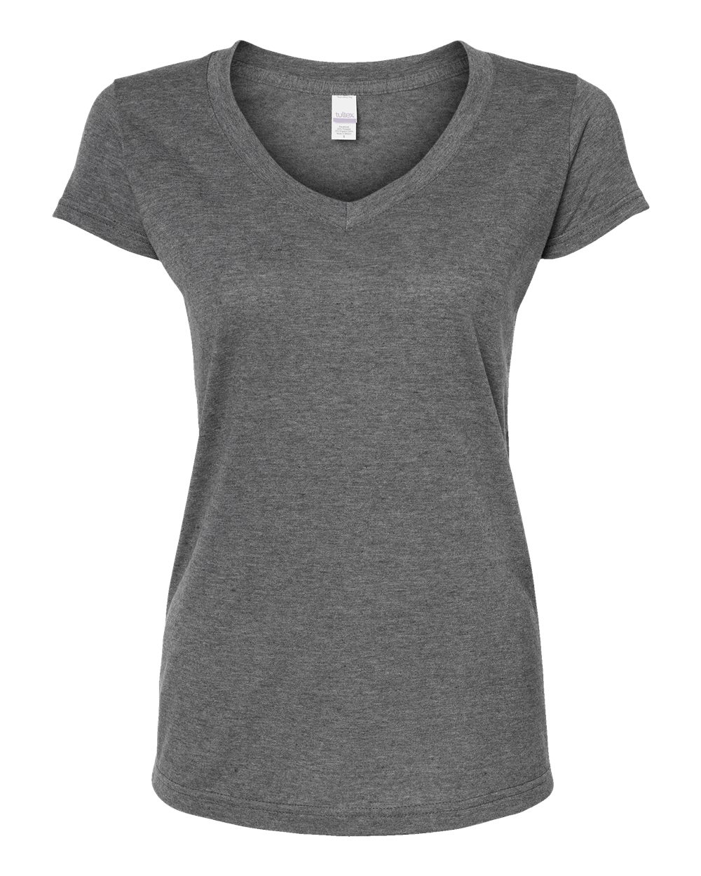 244 Tultex Womens Poly-Rich V-Neck T-Shirt