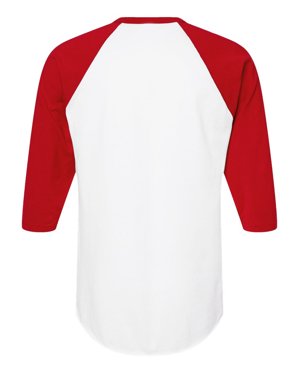 245 Tultex Fine Jersey Raglan T-Shirt - Back Image
