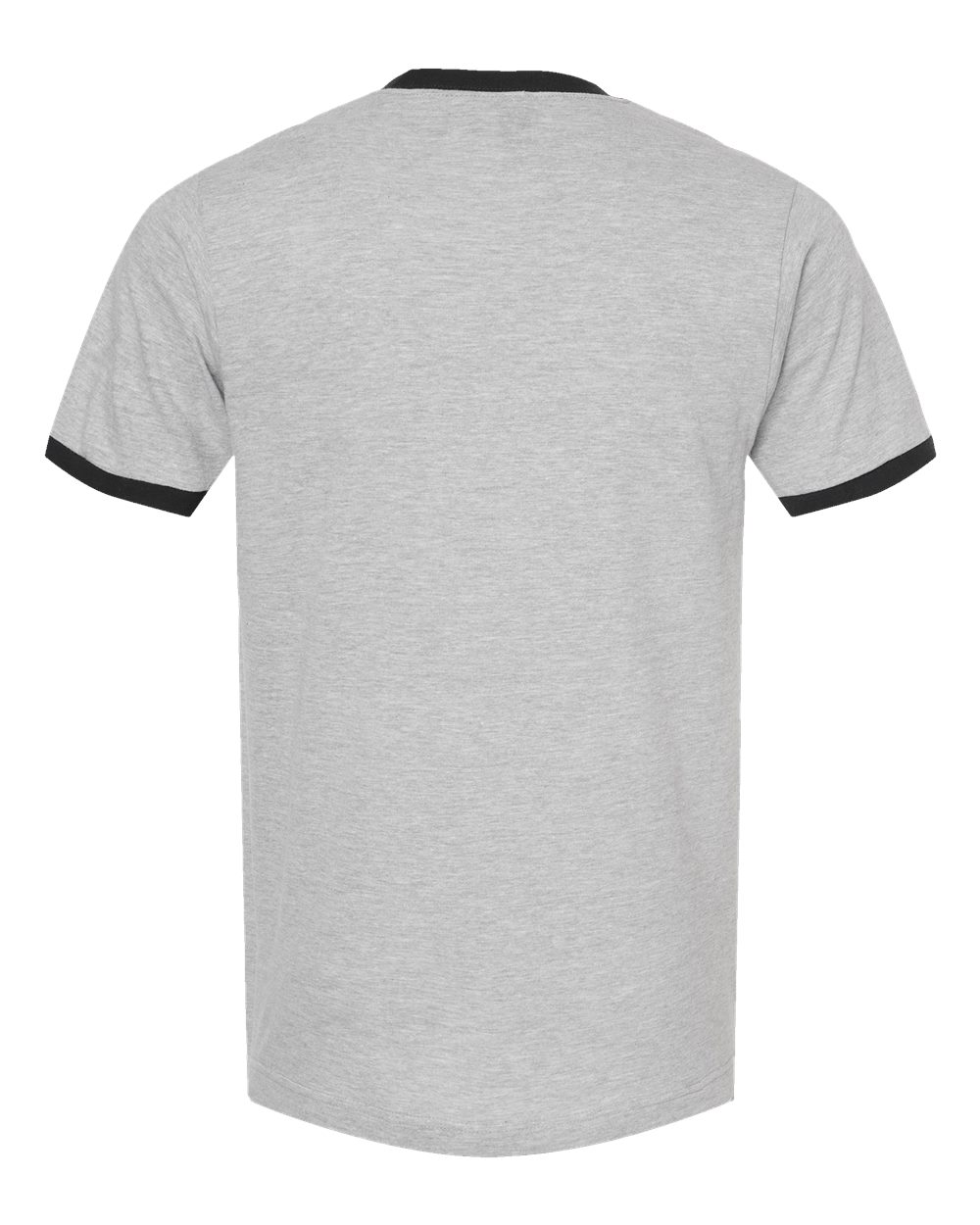 246 Tultex Fine Jersey Ringer T-Shirt - Back Image