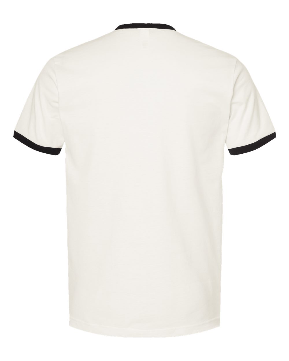 246 Tultex Fine Jersey Ringer T-Shirt - Back Image