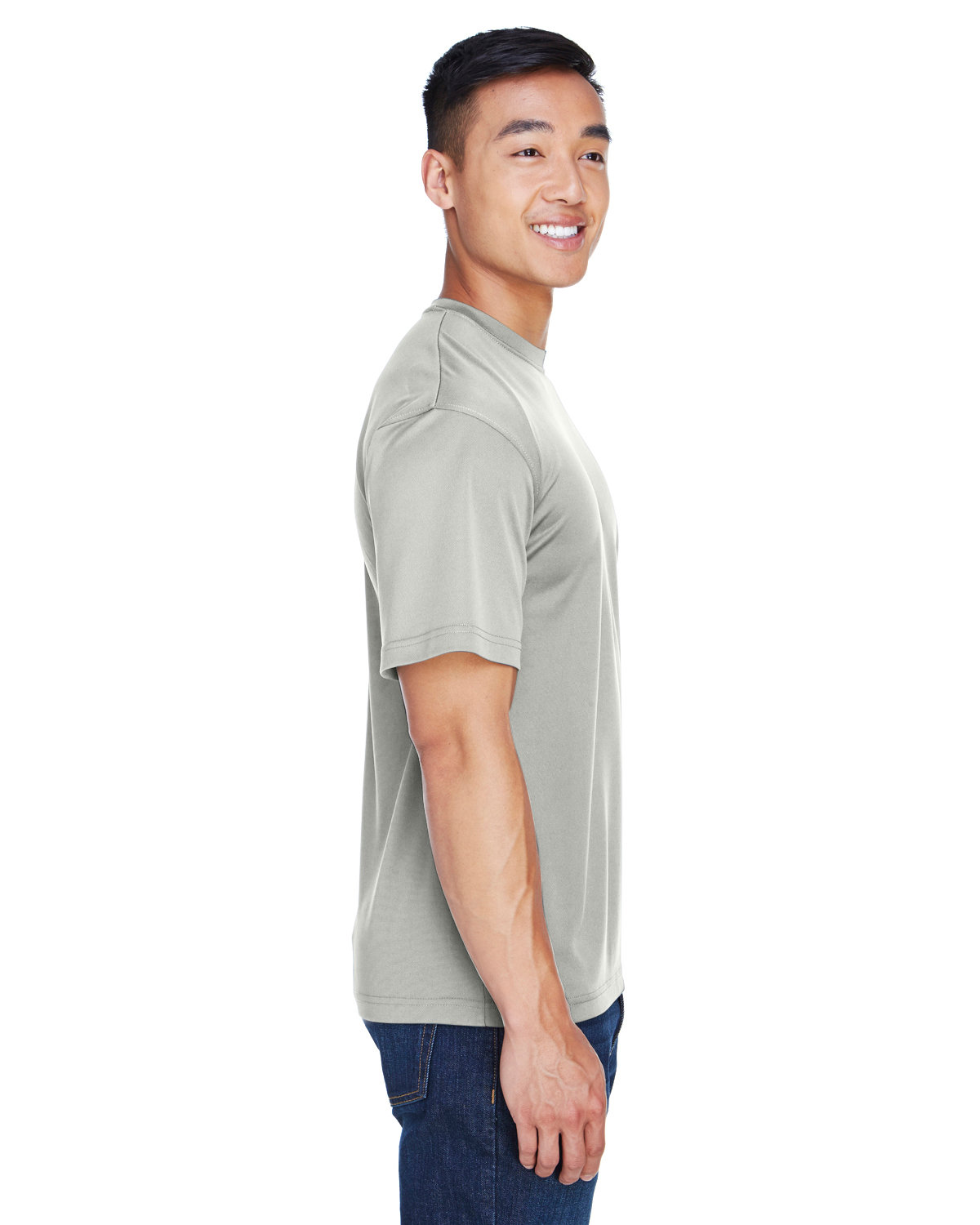 8400 UltraClub Mens Cool & Dry Sport T-Shirt - Siide Image