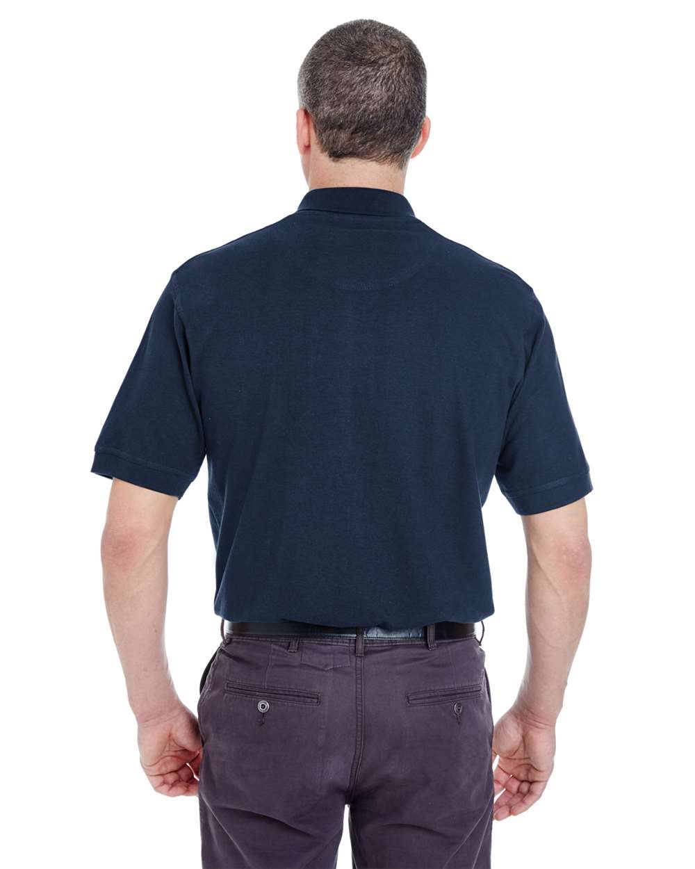 8535T UltraClub Tall Classic Pique Polo - Back Image