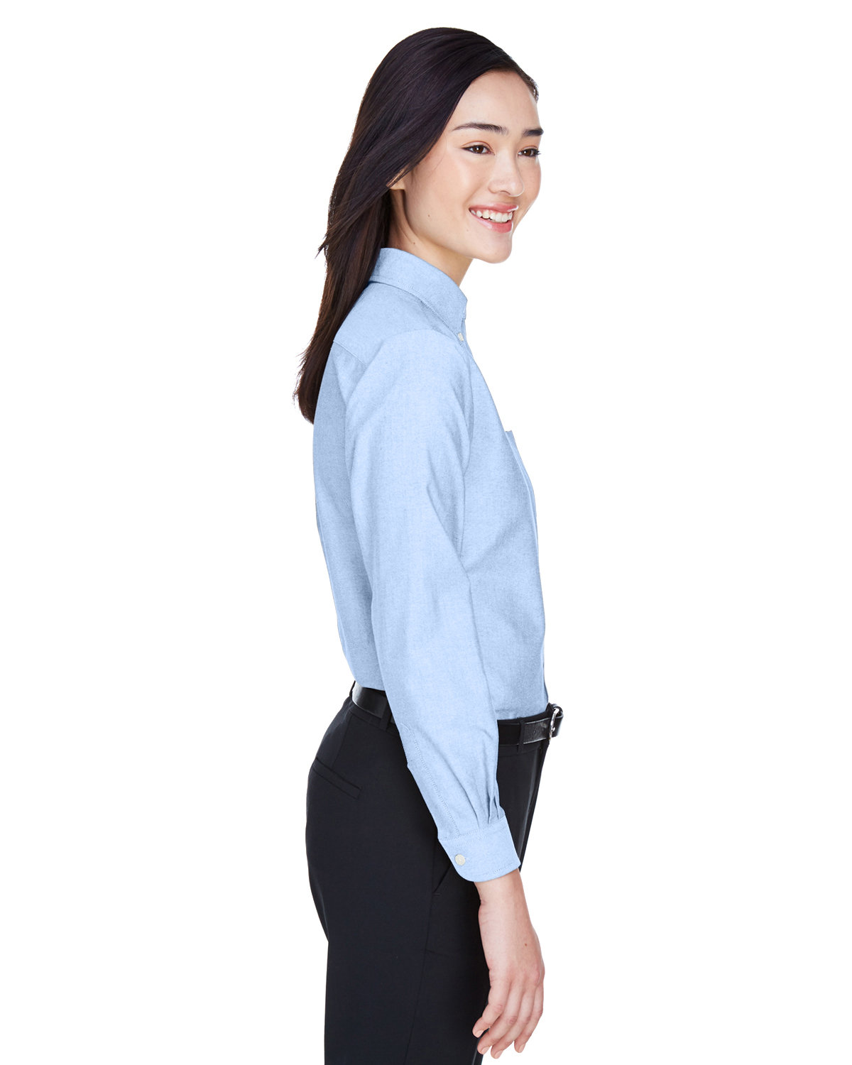 8990 UltraClub Womens Classic Wrinkle-Resistant Oxford Shirt 8990 UltraClub Womens Classic Wrinkle-Resistant Oxford Shirt - Siide Image