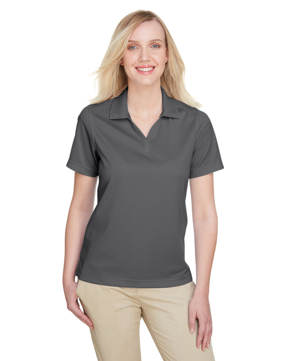 UC102W UltraClub Womens Cavalry Twill Performance Polo UC102W UltraClub Womens Cavalry Twill Performance Polo
