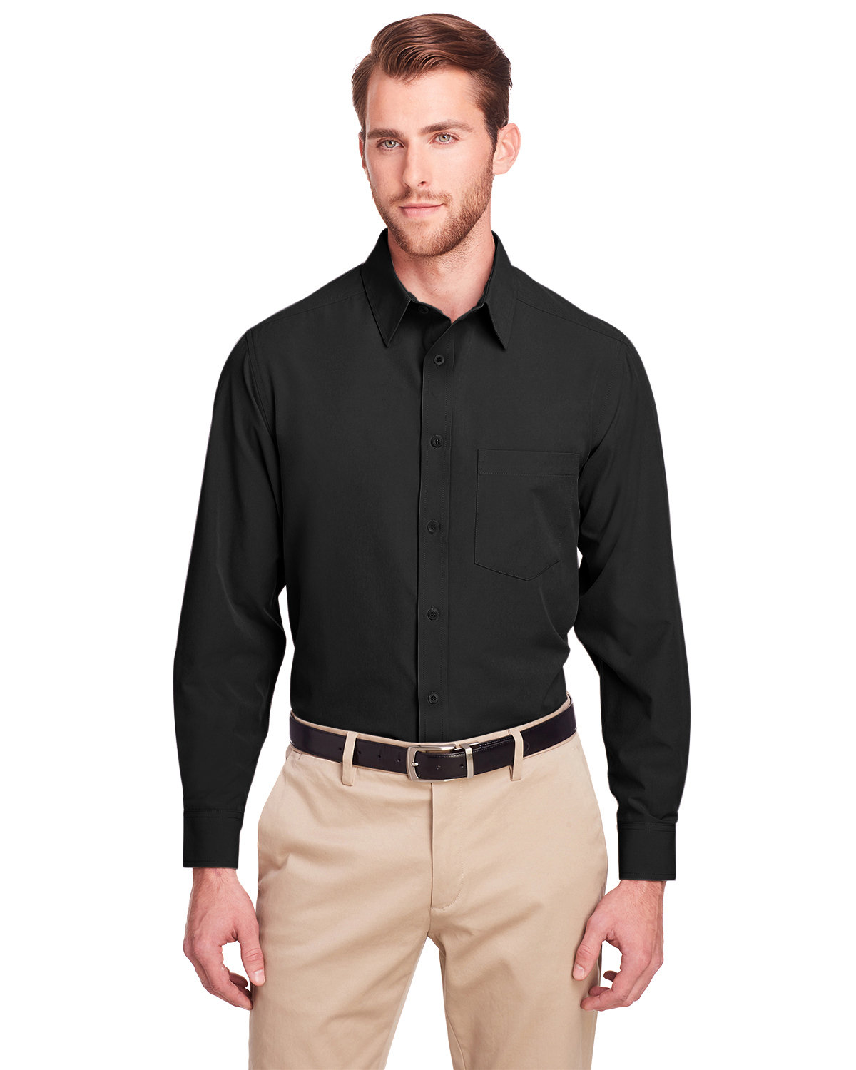 UC500 UltraClub Mens Bradley Performance Woven Shirt