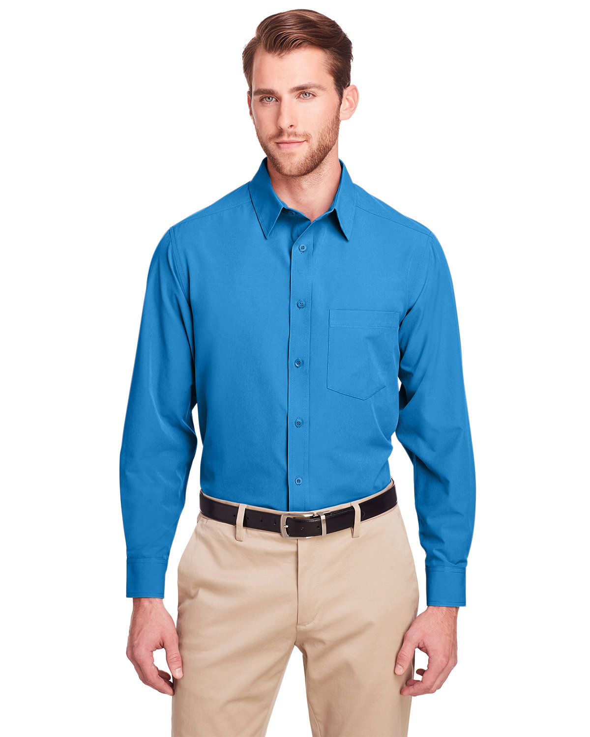 UC500 UltraClub Mens Bradley Performance Woven Shirt