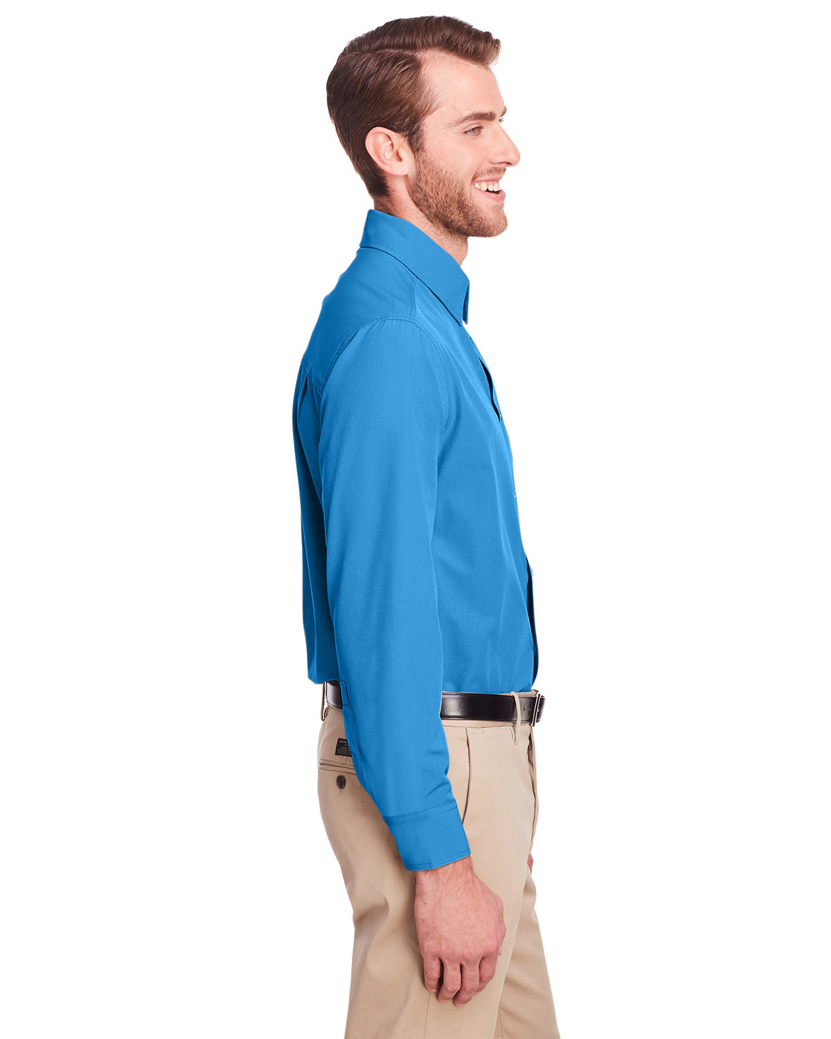 UC500 UltraClub Mens Bradley Performance Woven Shirt - Siide Image